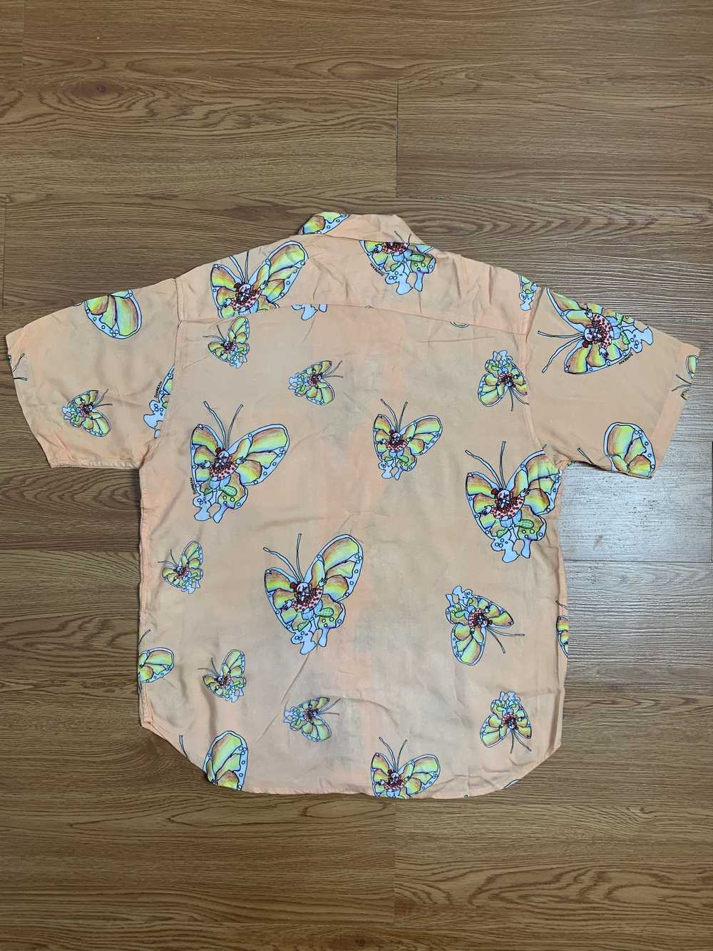 Supreme Supreme SS16 Gonz Butterfly Peach Rayon S… - image 3