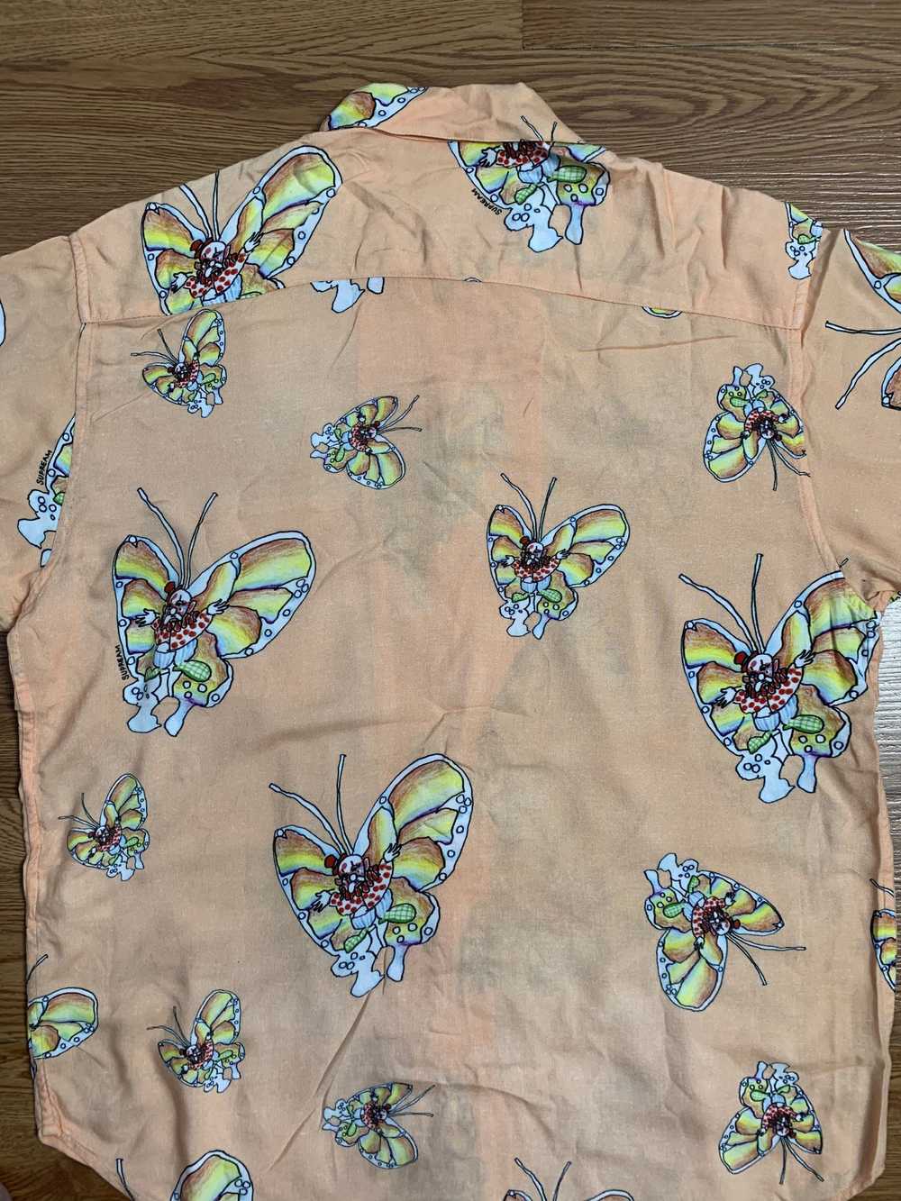 Supreme Supreme SS16 Gonz Butterfly Peach Rayon S… - image 4