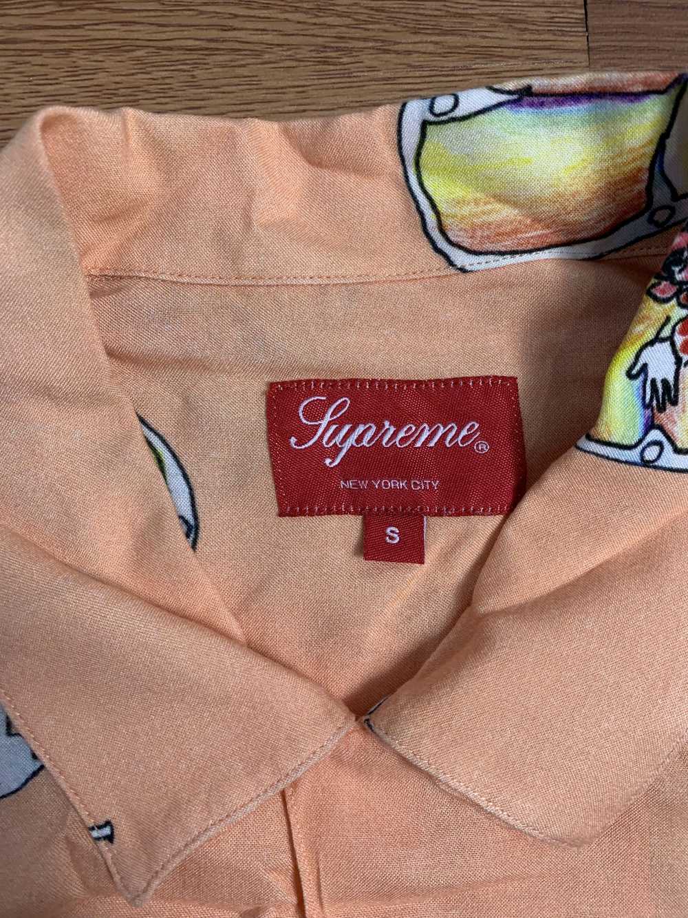 Supreme Supreme SS16 Gonz Butterfly Peach Rayon S… - image 6