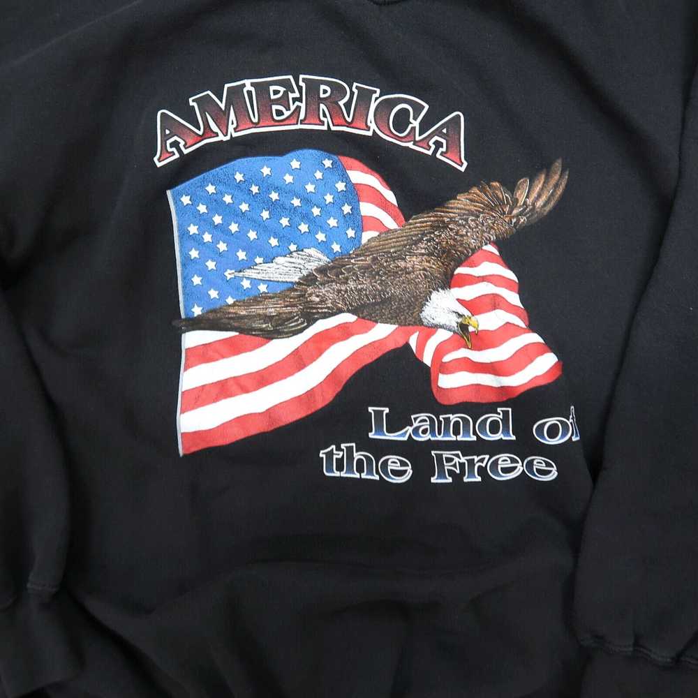 Gildan America Land of The Free America Eagle Bla… - image 2