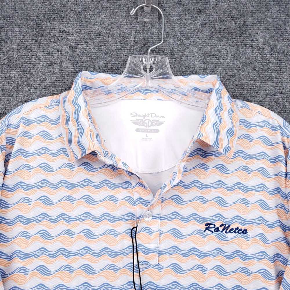 Vintage NEW Straight Down Golf Polo Shirt Mens L … - image 3