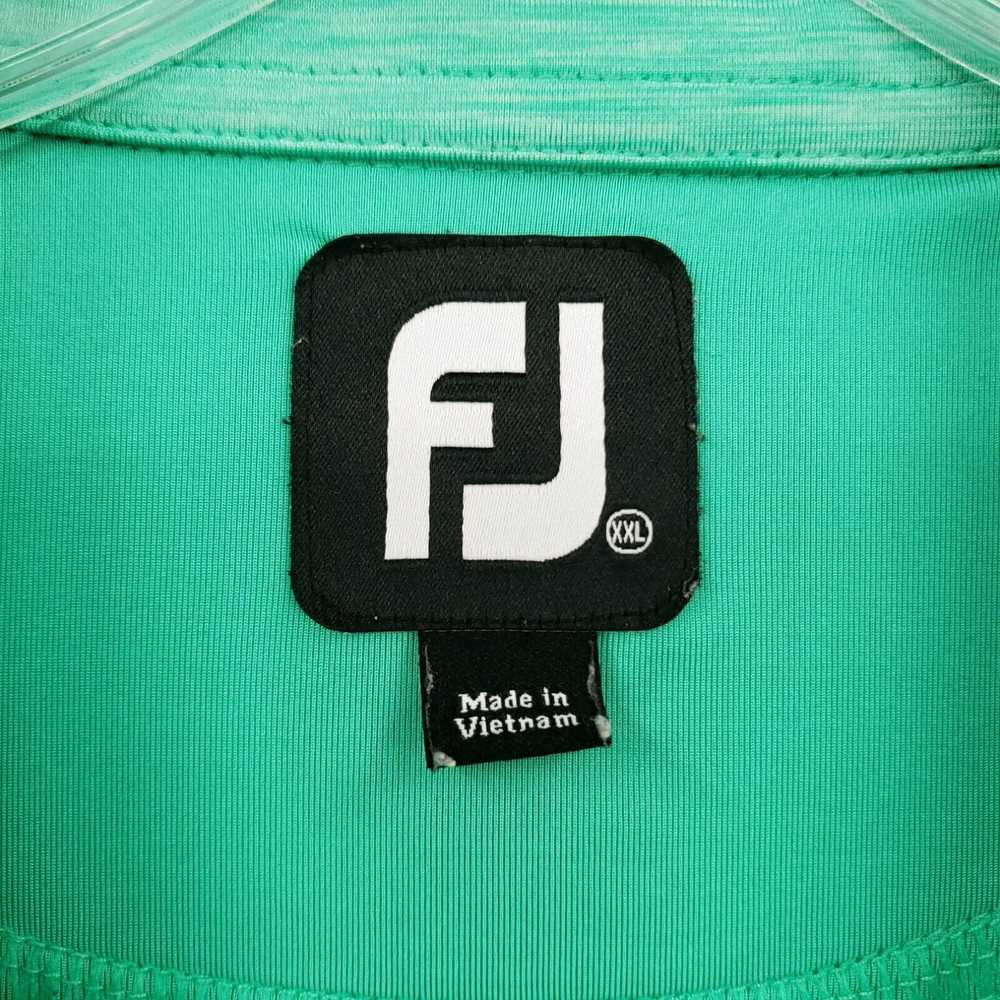 Footjoy Footjoy Polo Shirt Men XXL 2XL Green Stri… - image 3