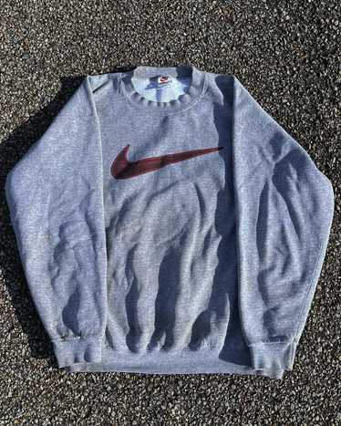 Nike × Vintage Vintage 90s Nike Crewneck Sweatshi… - image 1