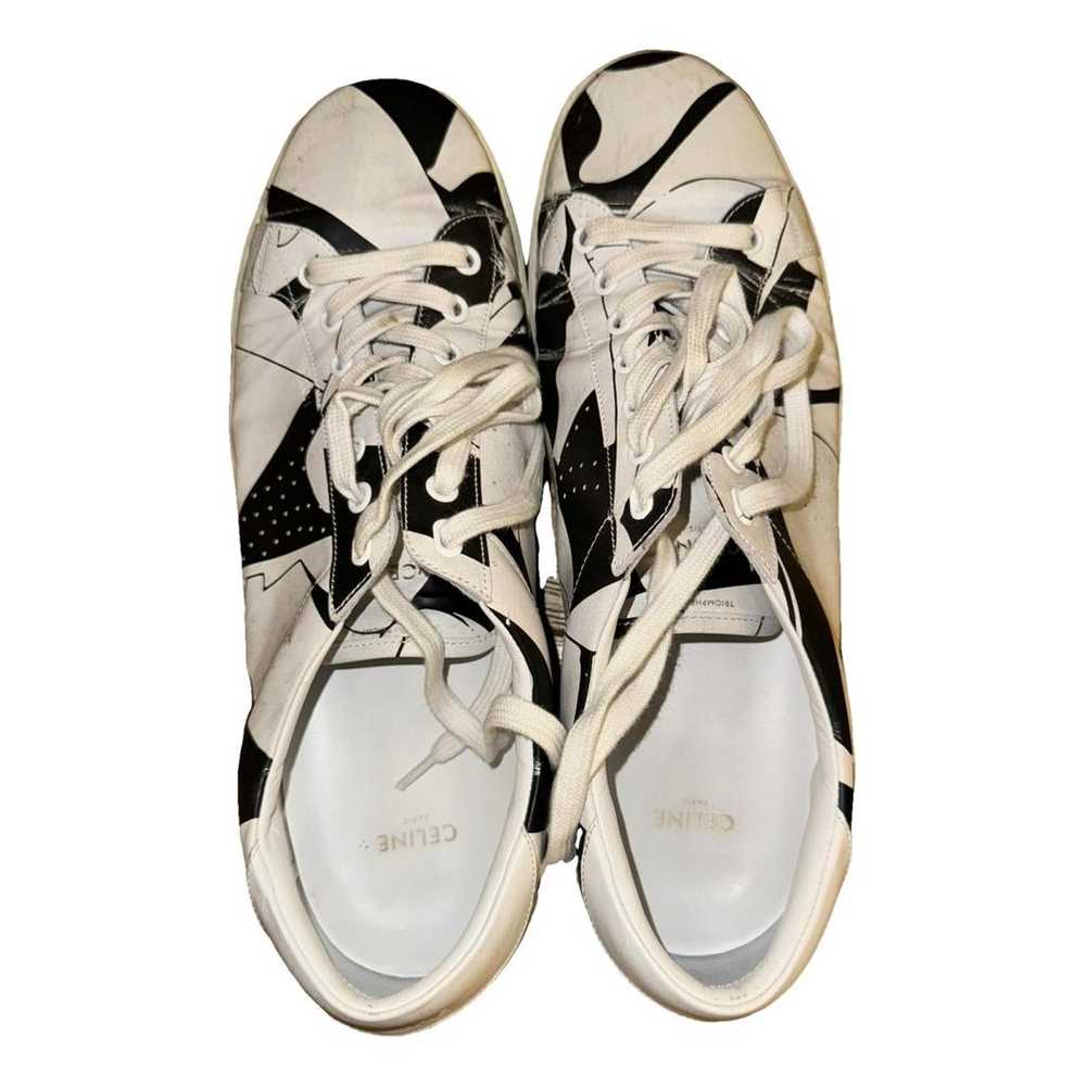 Celine Triomphe leather low trainers - image 1