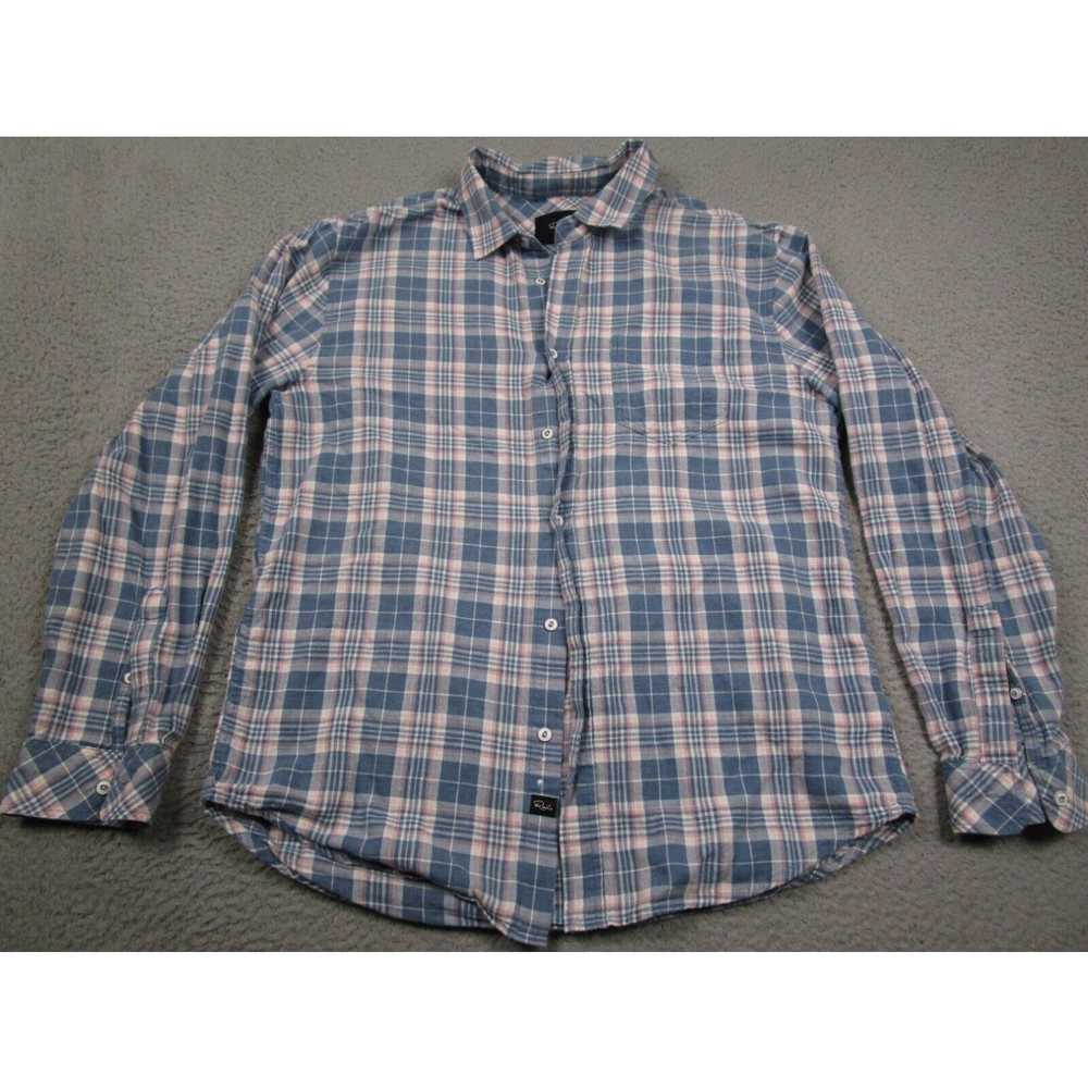 Rails Rails Shirt Mens Large Blue Plaid Button Up… - image 1