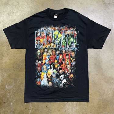 Vintage 1987 Marvel Entertainment T-Shirt store printed on a Ched by Anvil Shirt