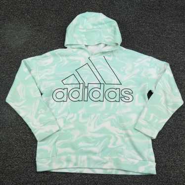 Adidas Adidas Hoodie Girls XL Extra Large Mint Gr… - image 1