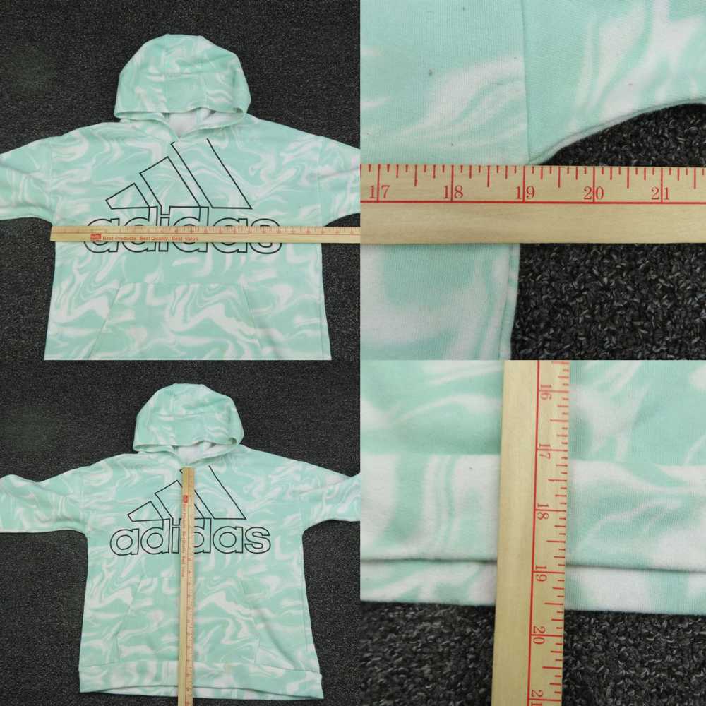 Adidas Adidas Hoodie Girls XL Extra Large Mint Gr… - image 4