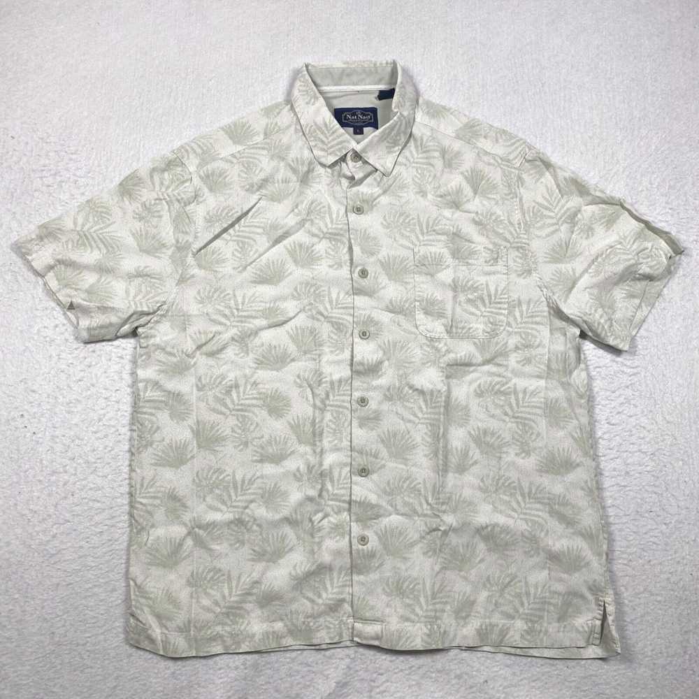 Nat Nast Nat Nast Shirt Mens Large Green Floral S… - image 1