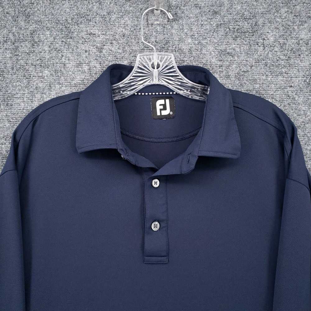 Footjoy FJ Footjoy Polo Shirt Mens 2XL XXL Blue L… - image 3