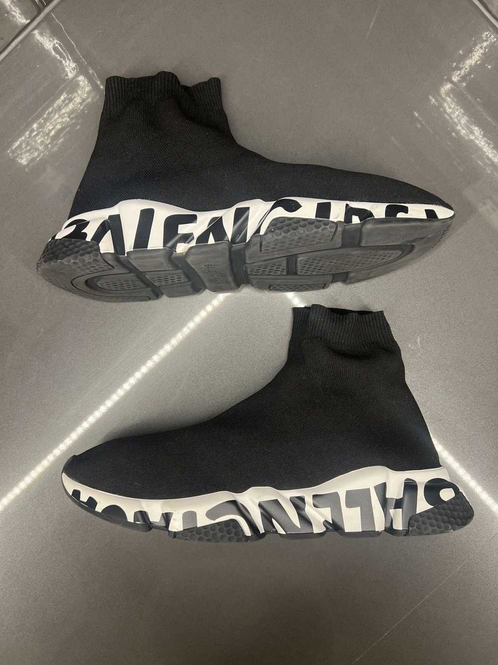 Balenciaga **SOLD** Neoprene Knit Speed Graffiti … - image 2