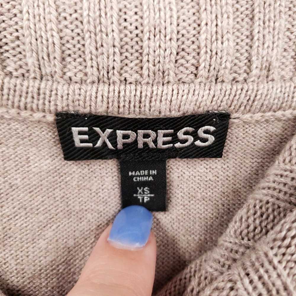 Express Express Dress Womens XS Brown Sweater Off… - image 3