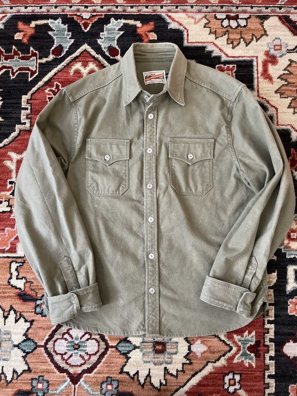 Freenote Cloth Freenote Scout Shirt in Olive - image 1