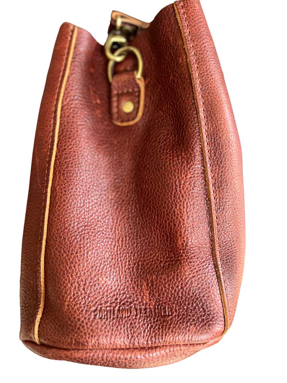 Portland Leather Butterfly Bucket Bag - image 6