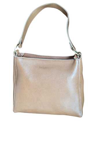 Portland Leather Triangle Shoulder Bag zip - image 1