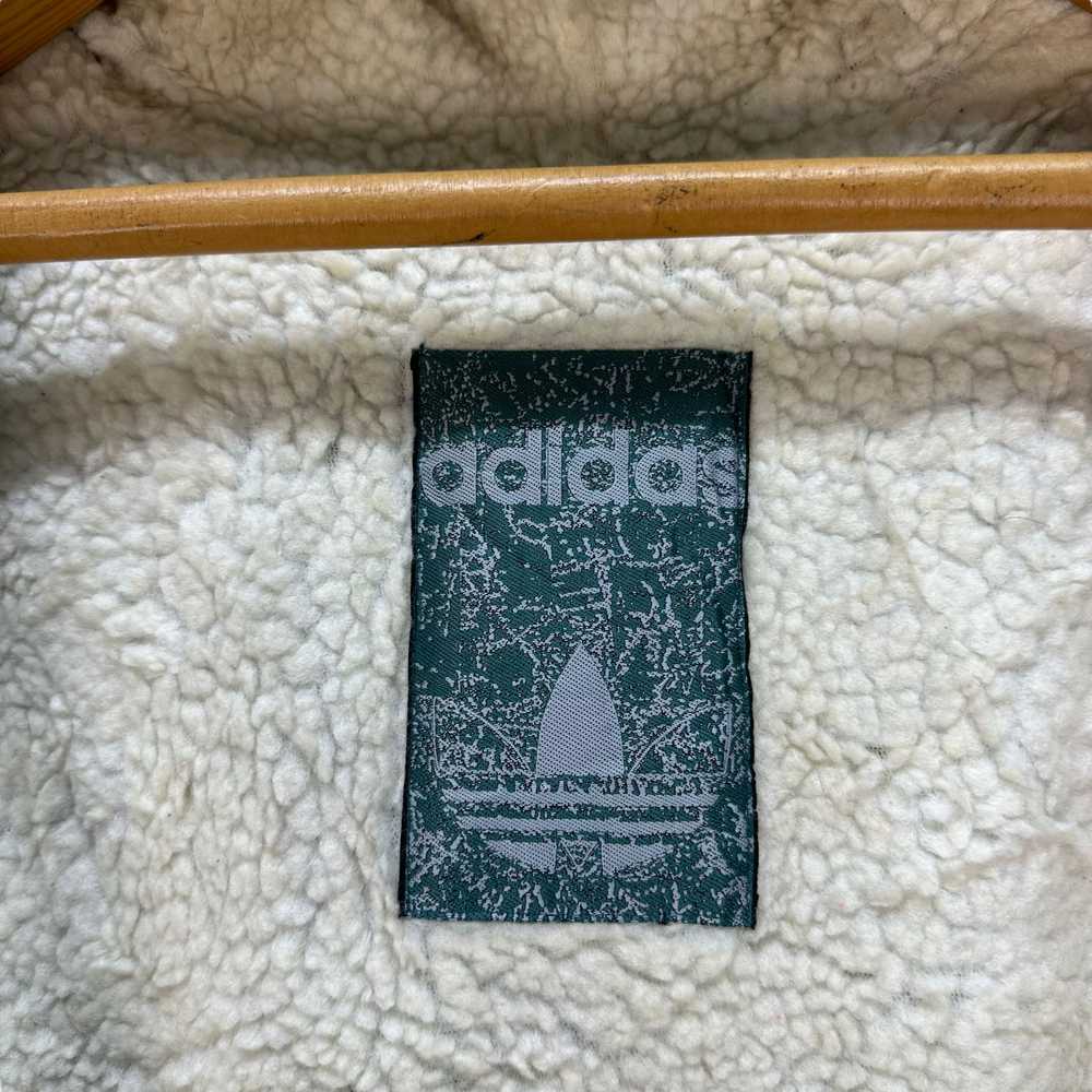 90's ADIDAS TREFOIL BIG LOGO SHERPA HOODIES #8199… - image 8