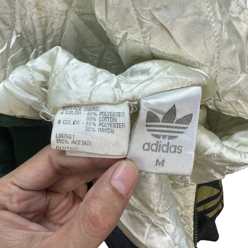 90's ADIDAS TREFOIL BIG LOGO SHERPA HOODIES #8199… - image 9