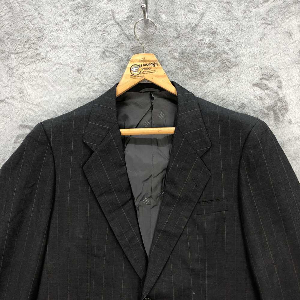 BALENCIAGA PARIS STRIPE WOOL SUIT JACKET #5894-42 - image 2