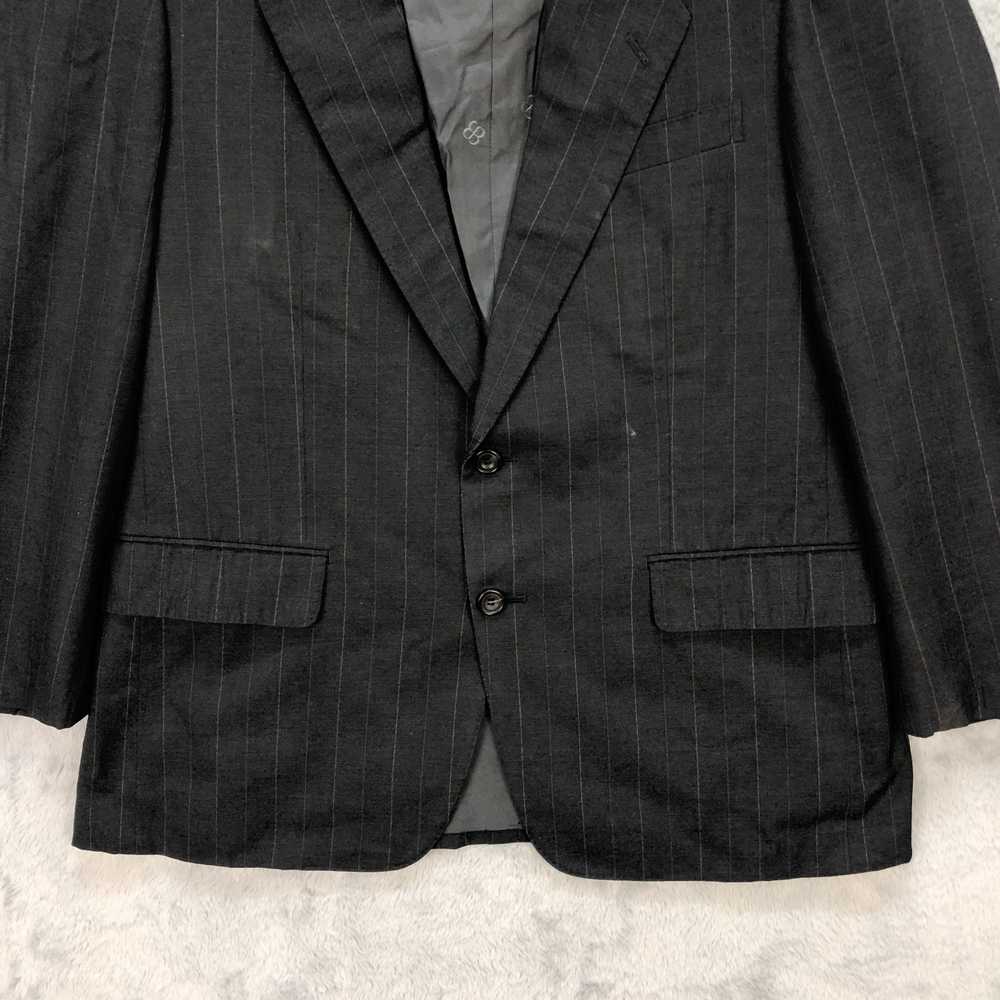 BALENCIAGA PARIS STRIPE WOOL SUIT JACKET #5894-42 - image 3