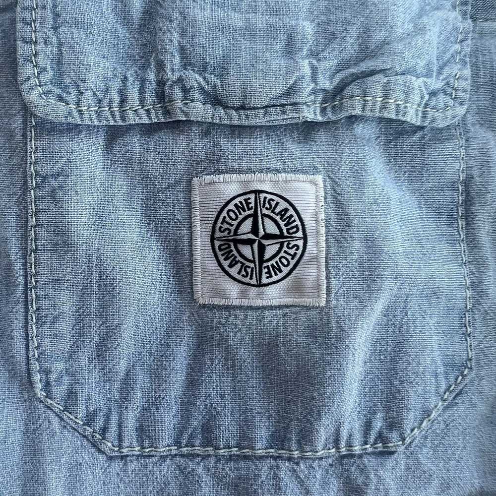 Stone Island Stone Island ChambrayDenim Button Sh… - image 5