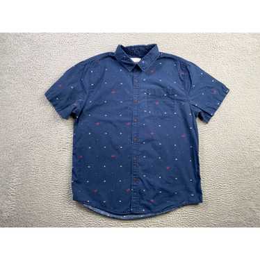 Katin Katin Shirt Mens Large Blue Cotton Button U… - image 1