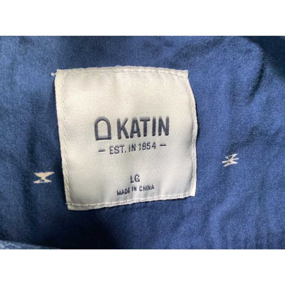 Katin Katin Shirt Mens Large Blue Cotton Button U… - image 6