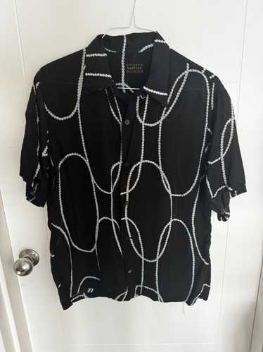 Kapital Kapital Silk Rayon Black Pearl Shirt