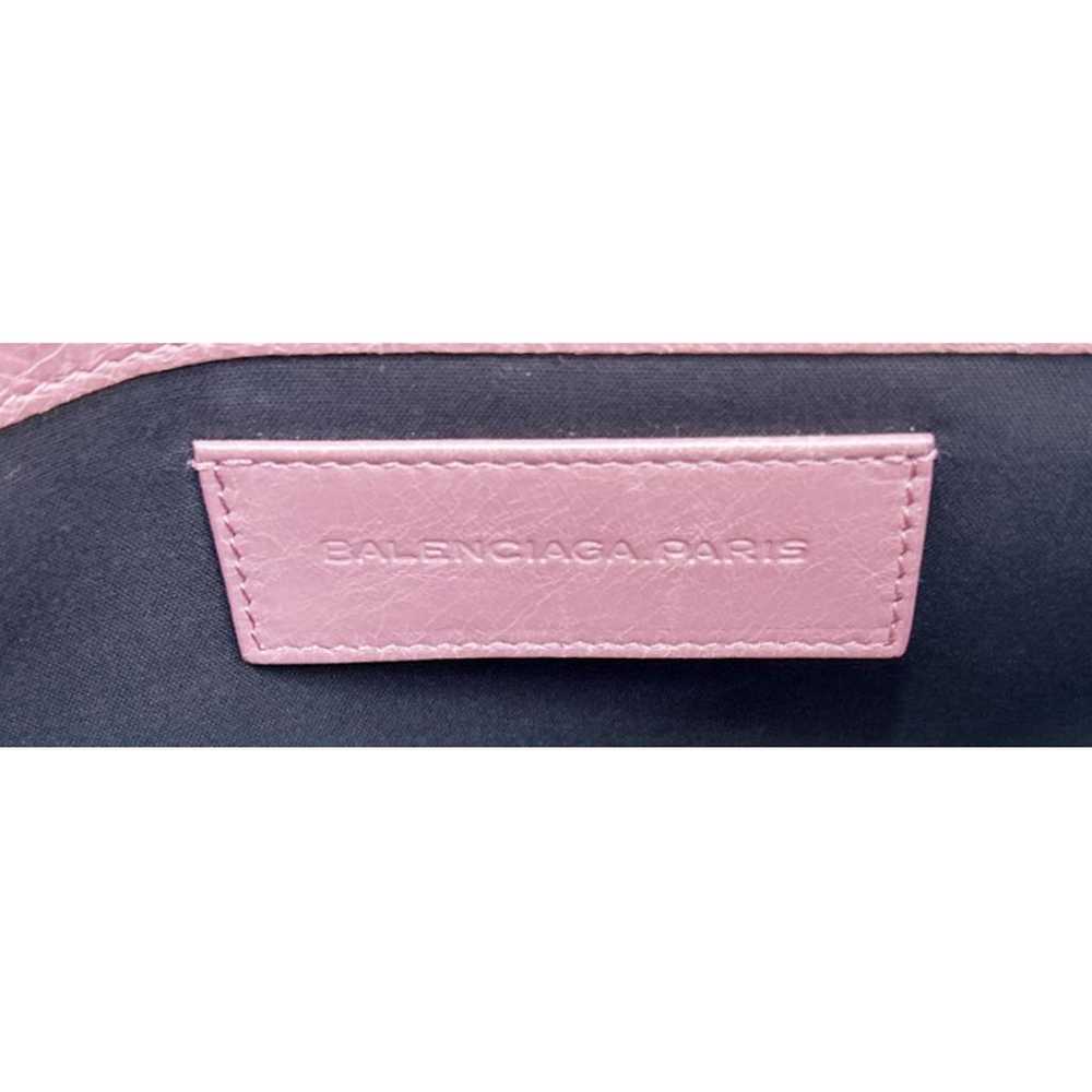 Balenciaga Envelop leather clutch bag - image 2