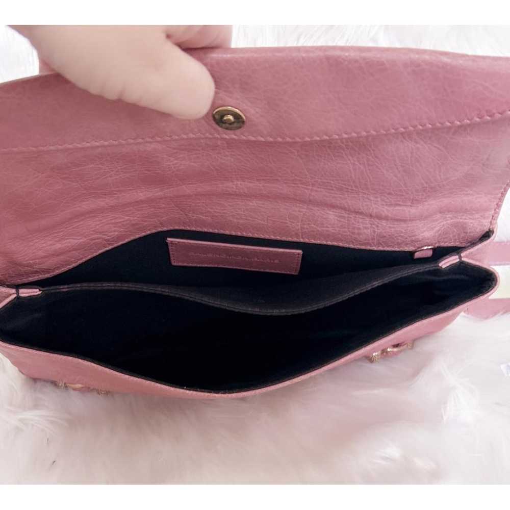 Balenciaga Envelop leather clutch bag - image 6