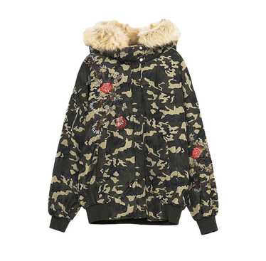 Streetwear × Zara Zara Camouflage Floral Embroide… - image 1