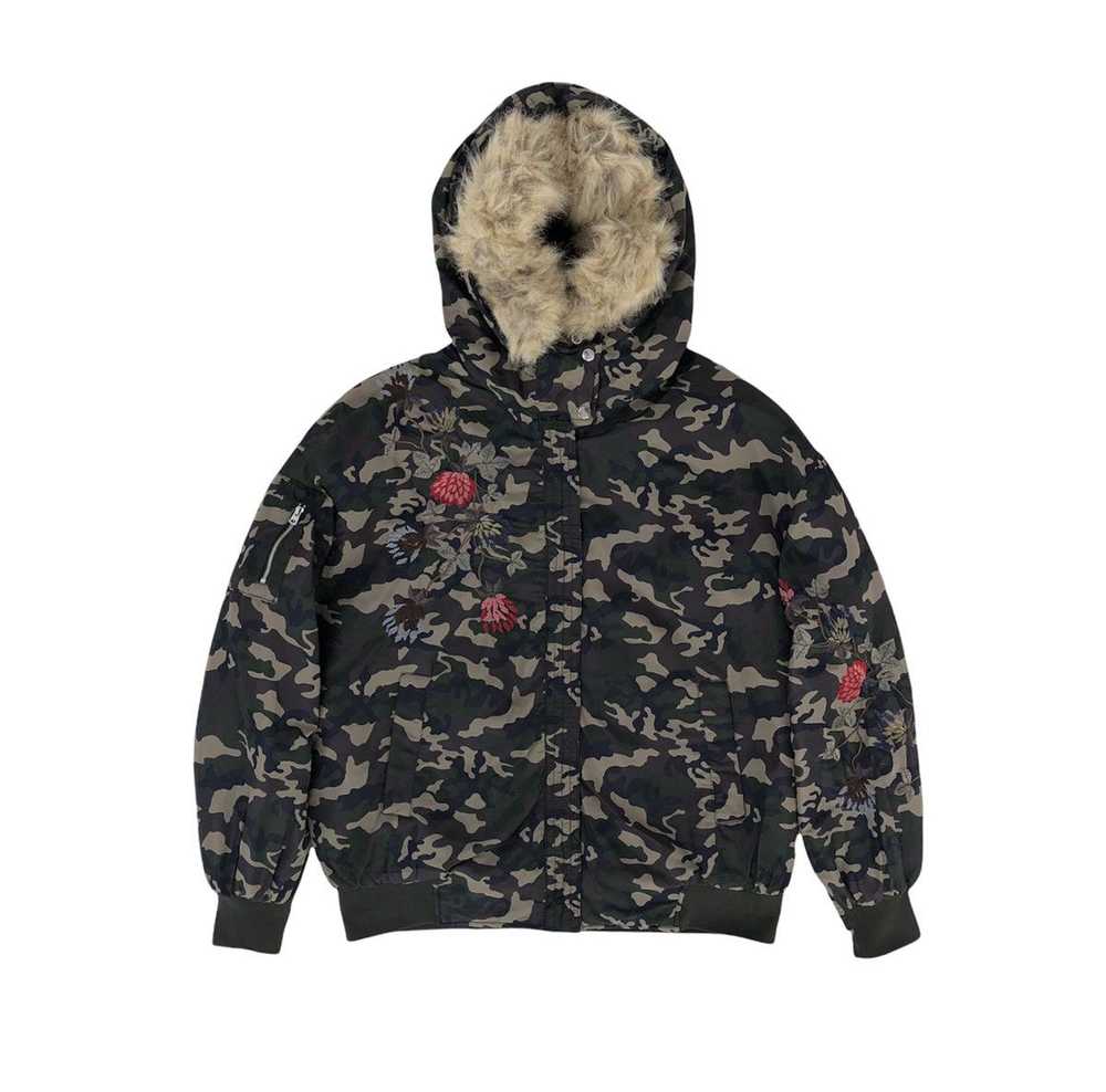 Streetwear × Zara Zara Camouflage Floral Embroide… - image 3