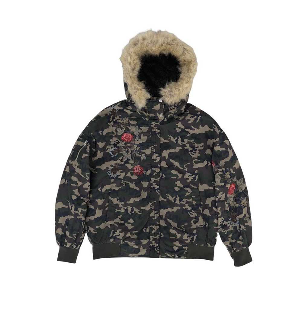 Streetwear × Zara Zara Camouflage Floral Embroide… - image 4