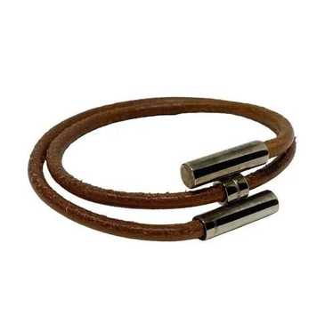 【お洒落☆】HERMES Tournis Tresse So Brown ブレスレット tournis-tresse-bracelet--