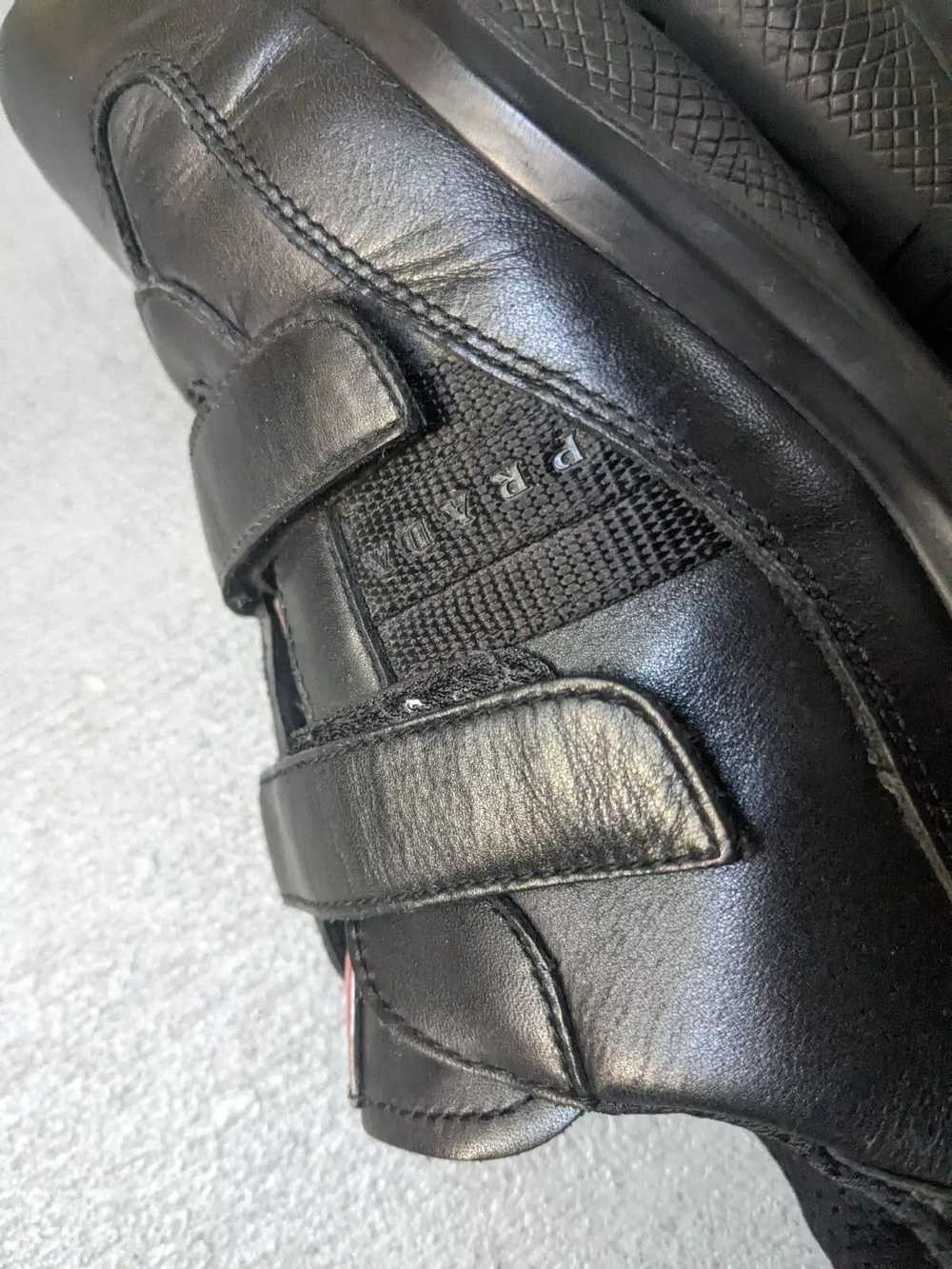 Prada × Rare Prada America's Cup Black 8.5 Leathe… - image 12