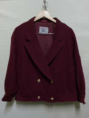 Burberry Prorsum × Vintage Vtg Burberry Red Wool J