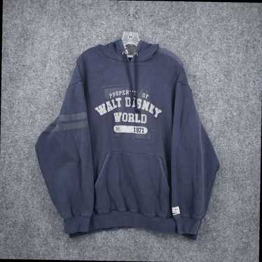 Disney Disneyland 71 Blue Fleece Sweatshirt Extra… - image 1