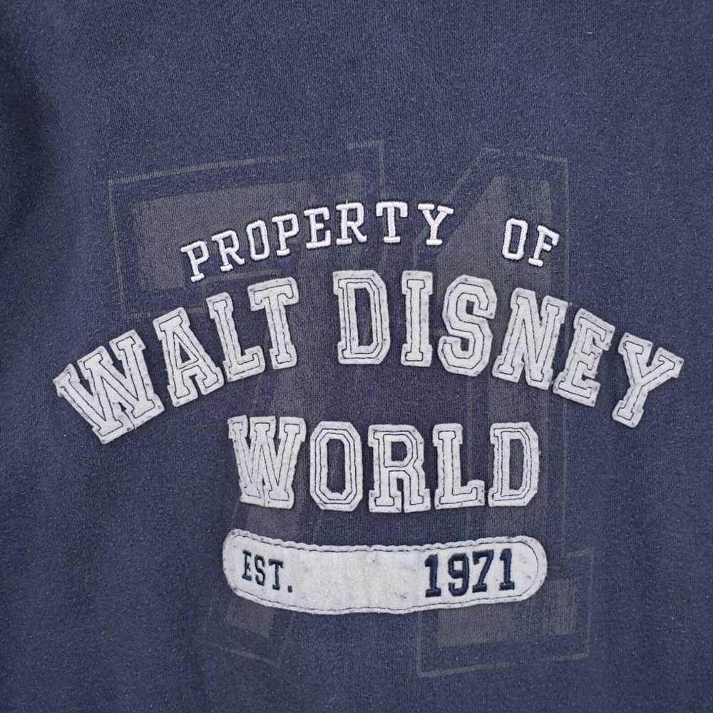 Disney Disneyland 71 Blue Fleece Sweatshirt Extra… - image 6