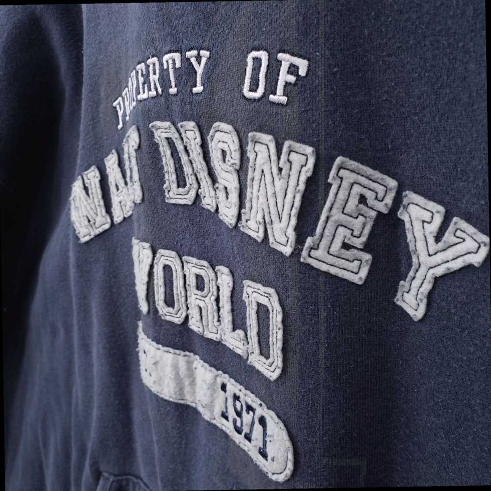 Disney Disneyland 71 Blue Fleece Sweatshirt Extra… - image 7