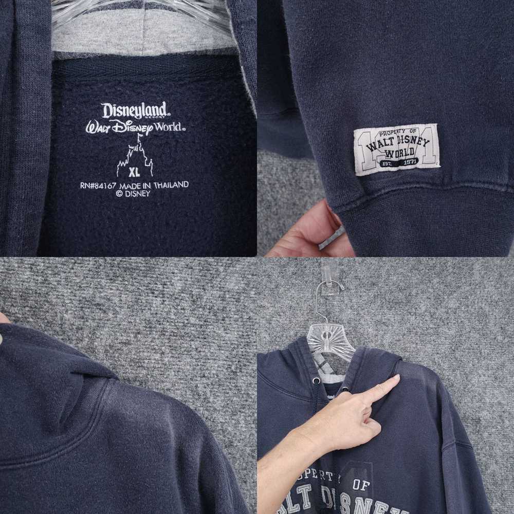 Disney Disneyland 71 Blue Fleece Sweatshirt Extra… - image 8