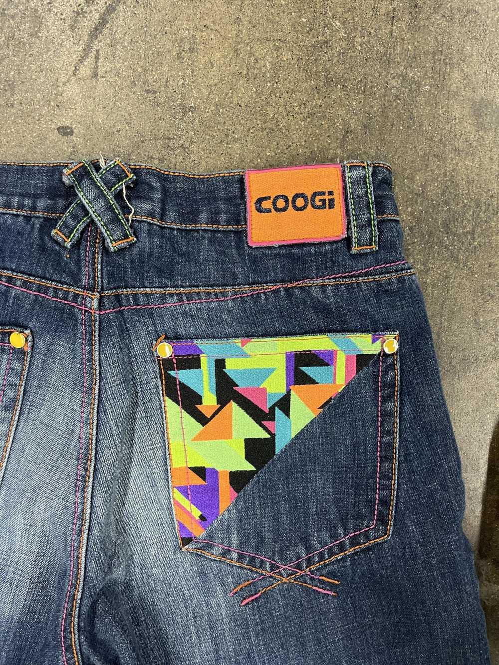 Coogi × Jean Vintage Coogi Pink and Orange Stitch… - image 5