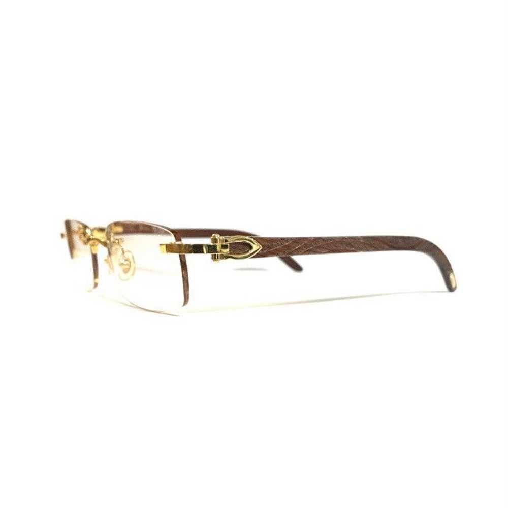 Cartier CARTIER ZEBRA WOOD GOLD C DECOR VINTAGE F… - image 1