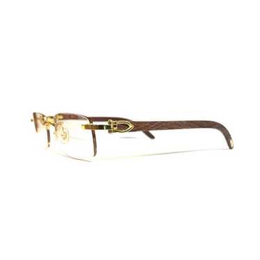 Cartier CARTIER ZEBRA WOOD GOLD C DECOR VINTAGE F… - image 1