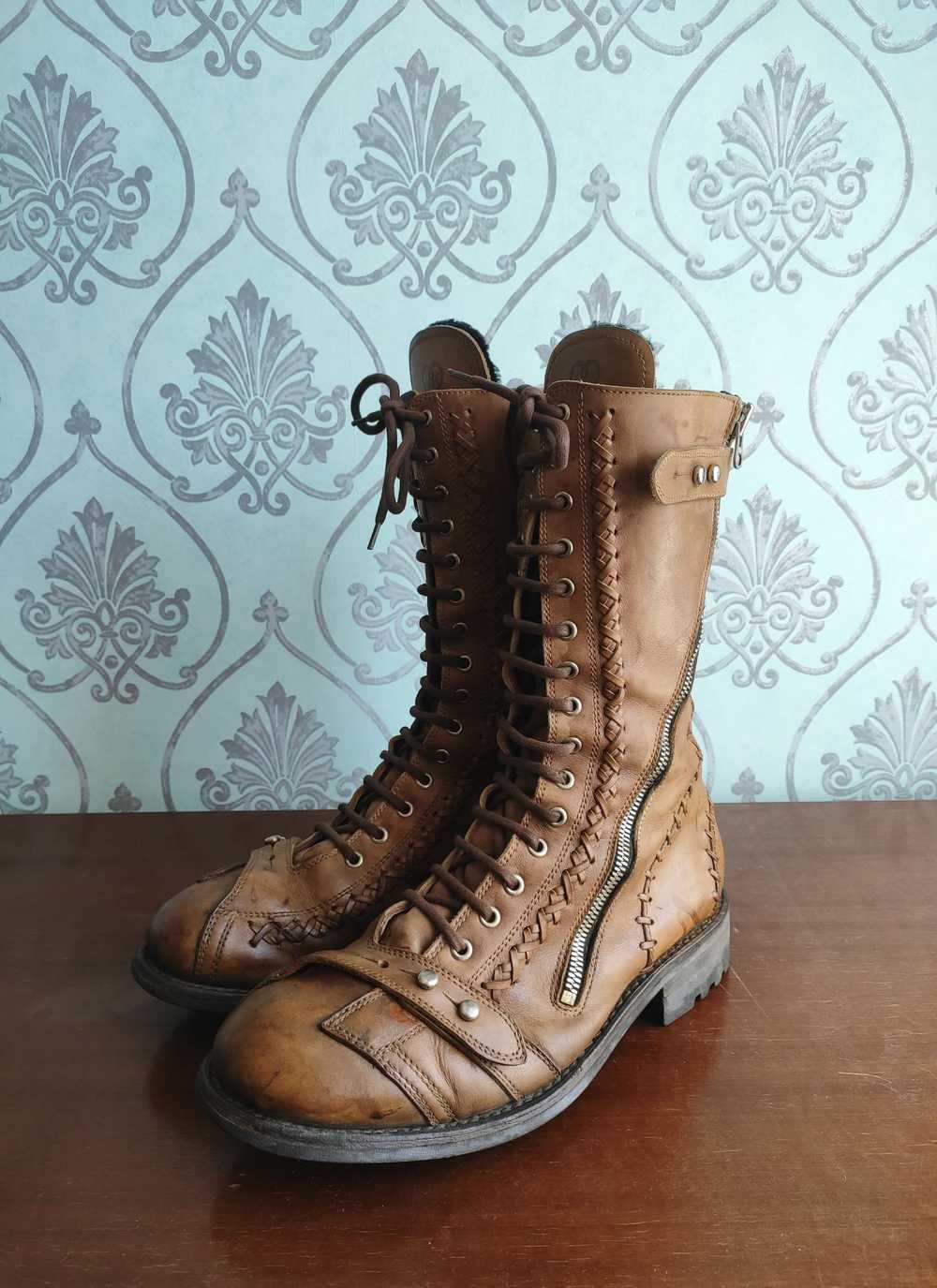 Jean Baptiste Rautureau Zip & lace up boots.Like … - image 3