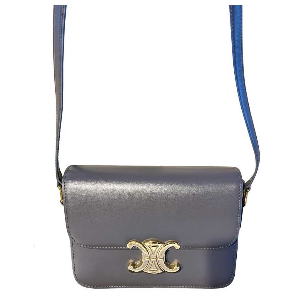 Celine Triomphe leather handbag - image 1