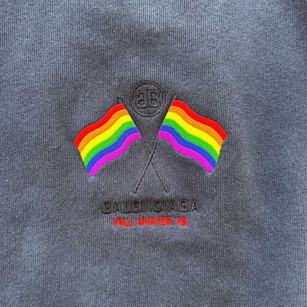 Balenciaga Balenciaga FW 2018 Pride Pullover - image 8