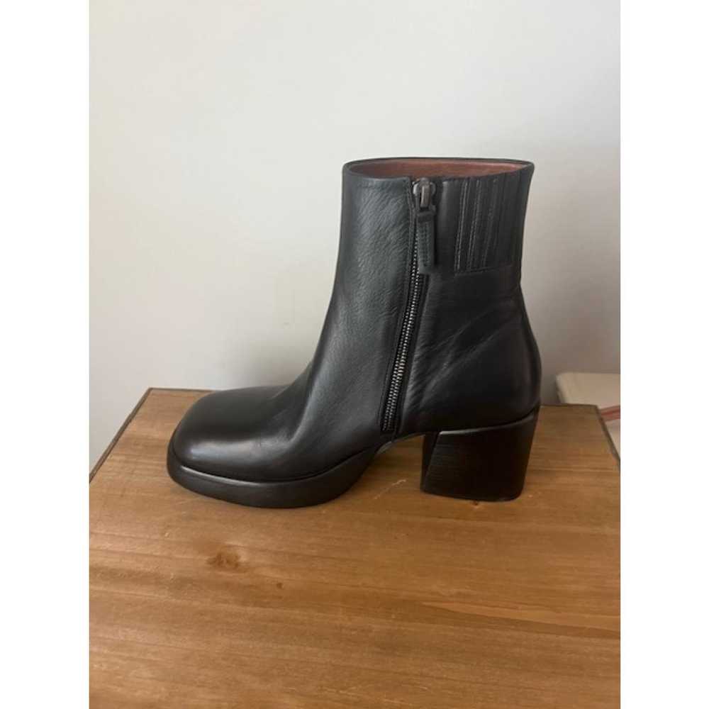 Marsèll Leather biker boots - image 9