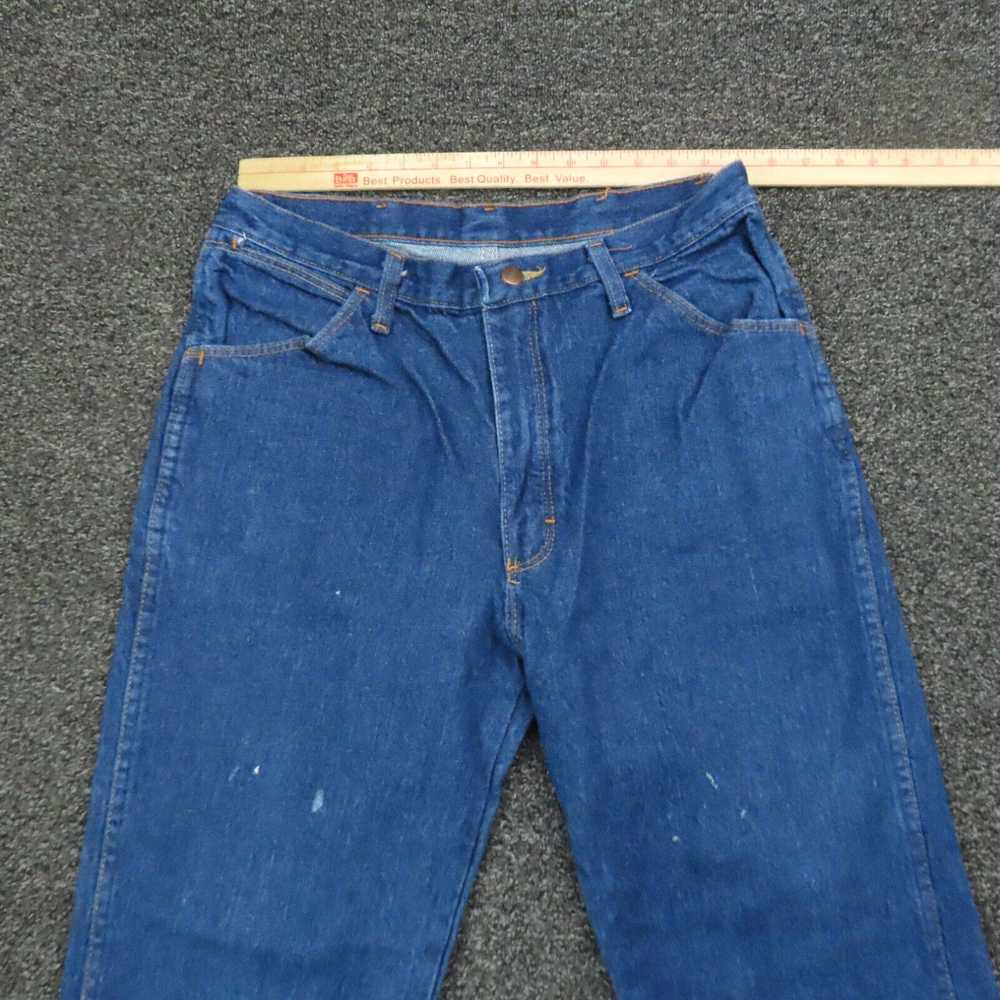 Vintage Red Kap Jeans Adult 34x36 Blue Denim Stra… - image 2