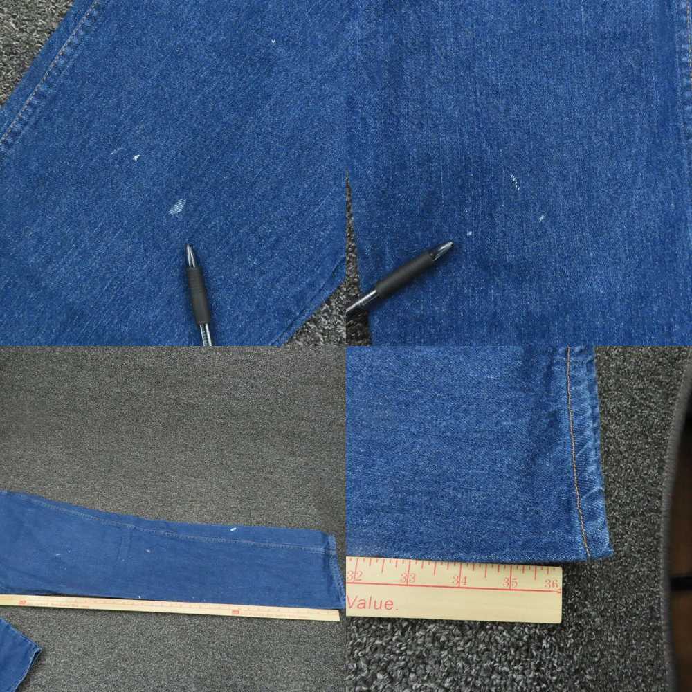 Vintage Red Kap Jeans Adult 34x36 Blue Denim Stra… - image 4