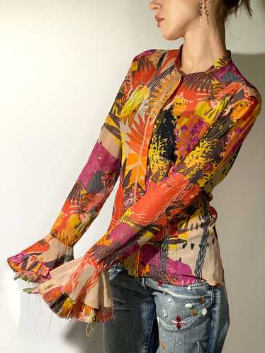 Just Cavalli Just Cavalli orange blouse