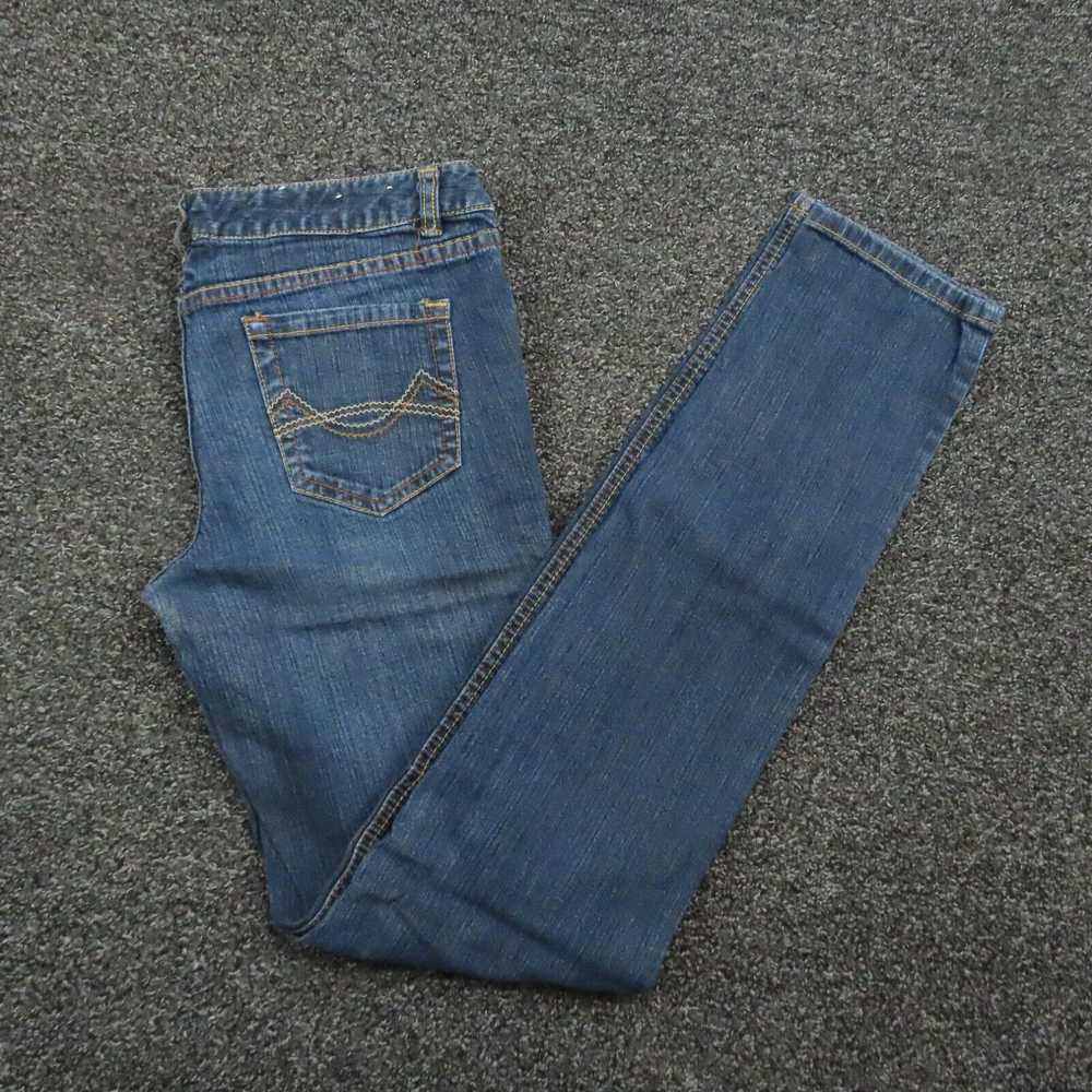 Mossimo Mossimo Jeans Womens 7 Blue Skinny Fit De… - image 1